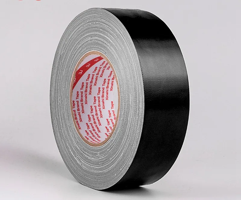 2 Rolls Width 20mm x50M ,thickness 0.28mm,12 Colors Cloth Tape,strong stickiness,Wide-range in application, Black Color