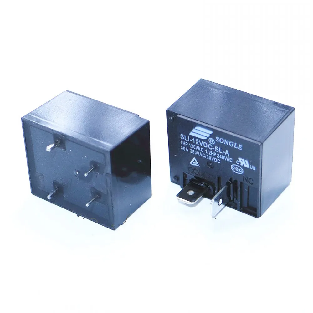 Power Relays SLI-05VDC-SL-A SLI-12VDC-SL-A SLI-24VDC-SL-A 5V 12V 24V 30A HF2160 4PIN Relay Wholesale Price 10PCS