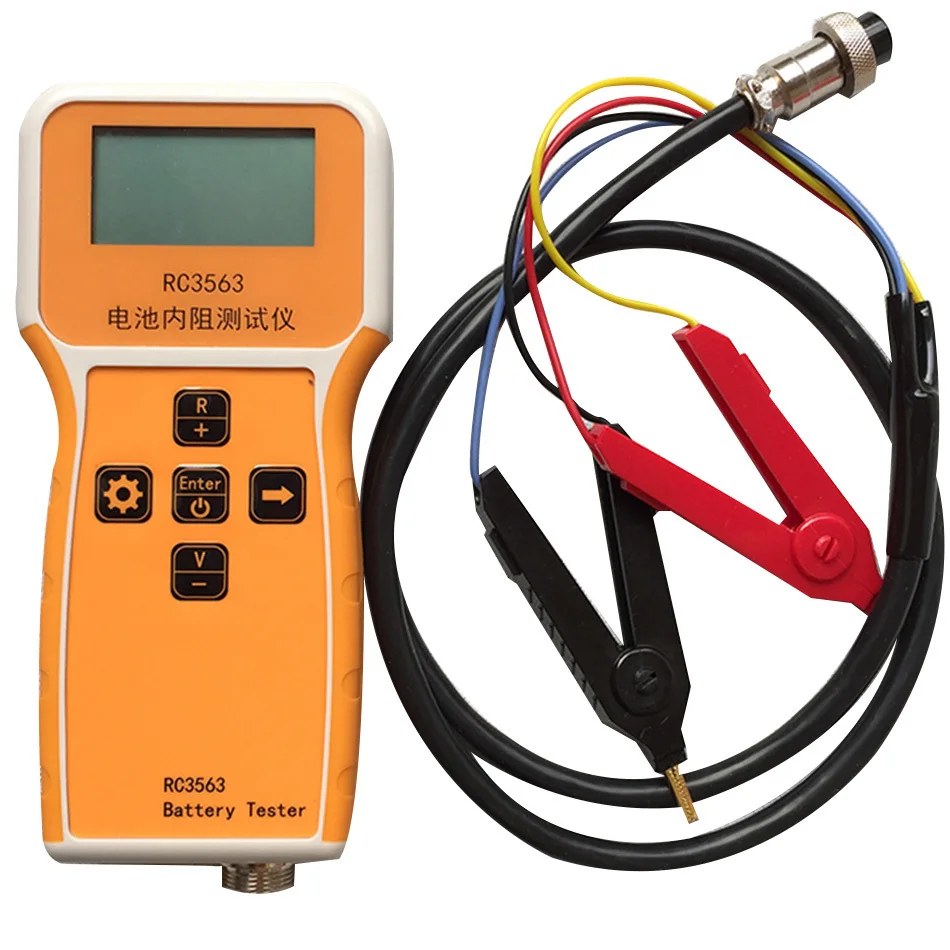 Herramienta de diagnóstico Digital de mano, probador de resistencia interna, capacidad de batería Digital, RC3563