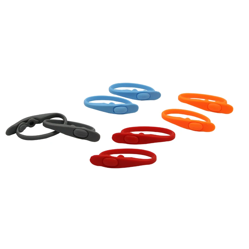 V-tie 14pcs/pack Waterproof silicone shoelace safty shoes accessories  round elastic shoelaces no tie sport shoelaces