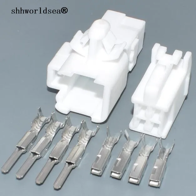shhworldsea 4Pin 2.2mm male female for Toyota Lexus Connector Industrial unsealed cable Connector 6520-0349 7282-1042