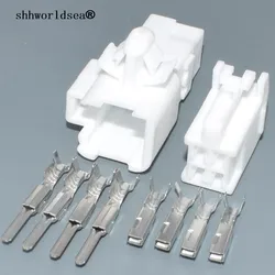 shhworldsea 4Pin 2.2mm male female for Toyota Lexus Connector Industrial unsealed cable Connector 6520-0349 7282-1042
