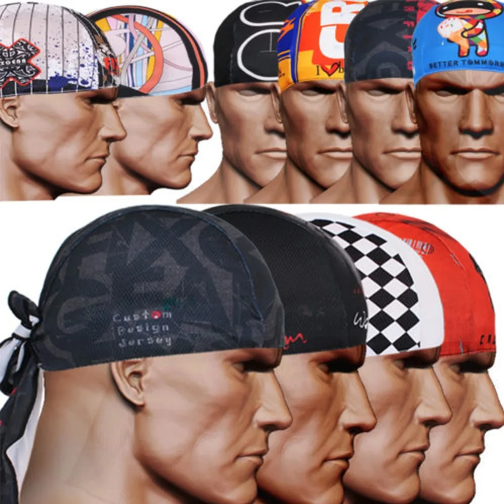 Unisex Ciclismo Rowerowa Gorras Czapki Coolmax Ultralight MTB Drogowe Bike Chustka Wielu wykorzystanie Tenis Golf Rybacka Running Kapelusz
