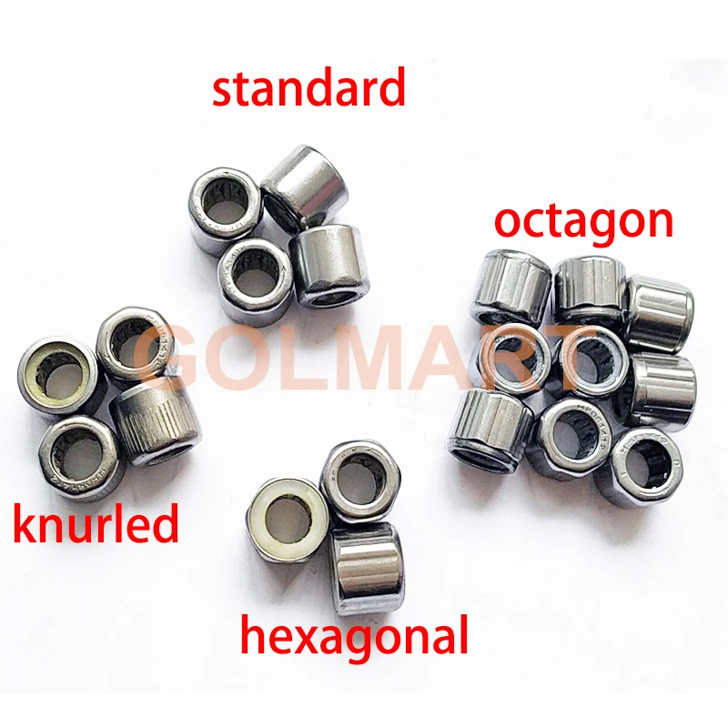 1PC Easy Mop Outer Knurled Outer Hexagonal Octagon Bearing HF081412 EWC081412 Outer Ring One - Way Needle Roller 8X14X12MM