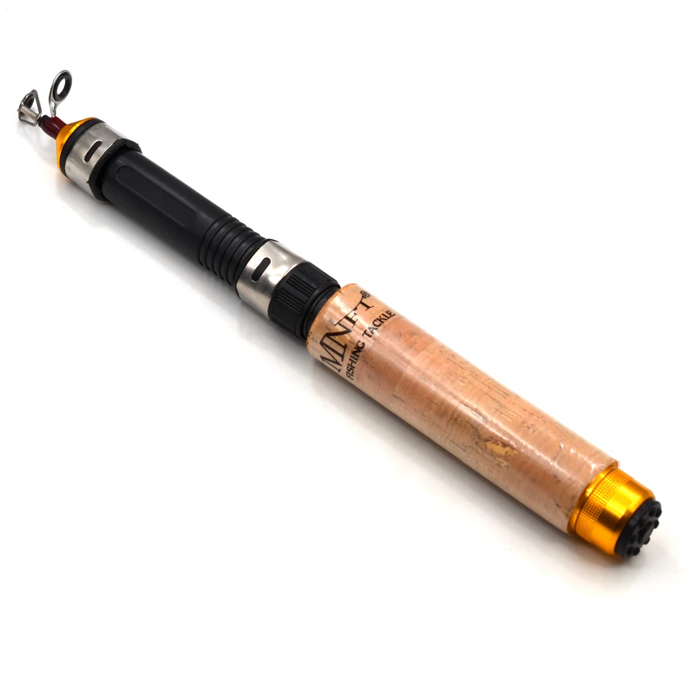 MNFT 60cm Ultra-Light Mini Telescopic Ice Fishing Rod Ice Winter Foam Handle Fishing Rods