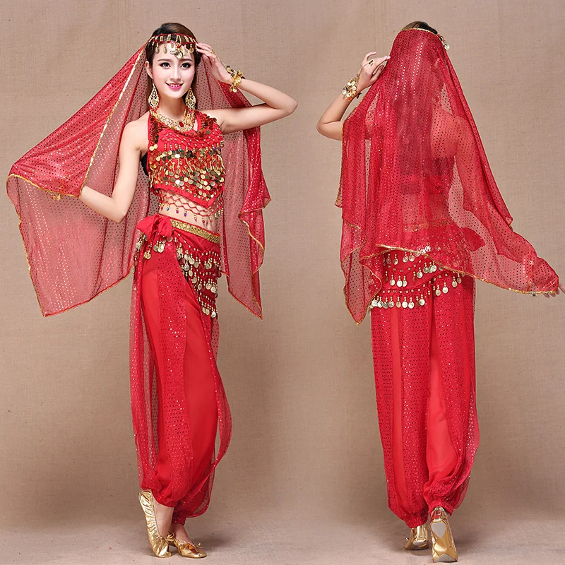 

New Lady Belly Dance Costume Women High Quality Dancing Clothes Adult Female Professional Indian Dance Performance Suit H4568