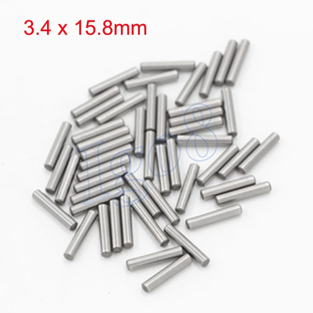 Steel Diameter 3.4mm x 15.8mm Dowel Pins 200pcs