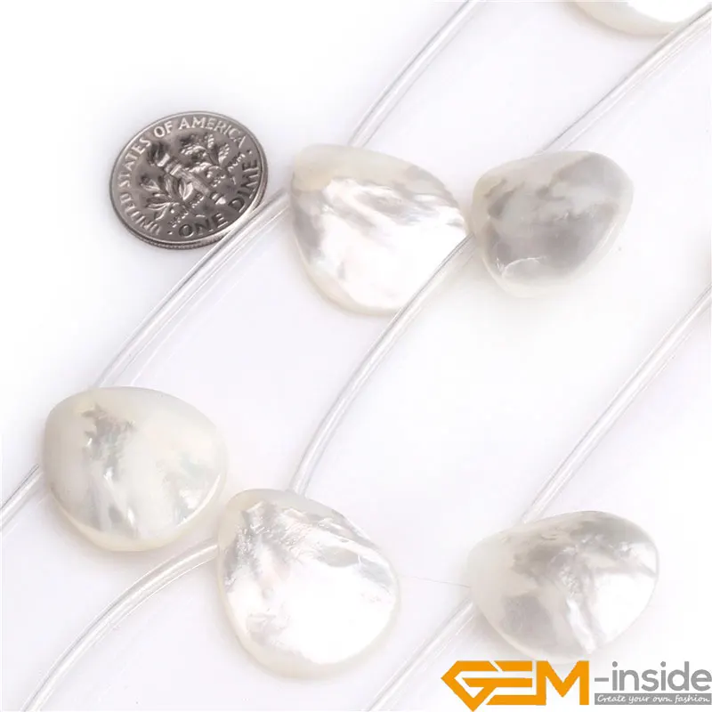 Fan-Shaped White Sea Shell Beads Natural Shell Beads DIY Loose Beads For Jewelry Making 10 Pcs To Sale Inches Wholesale !