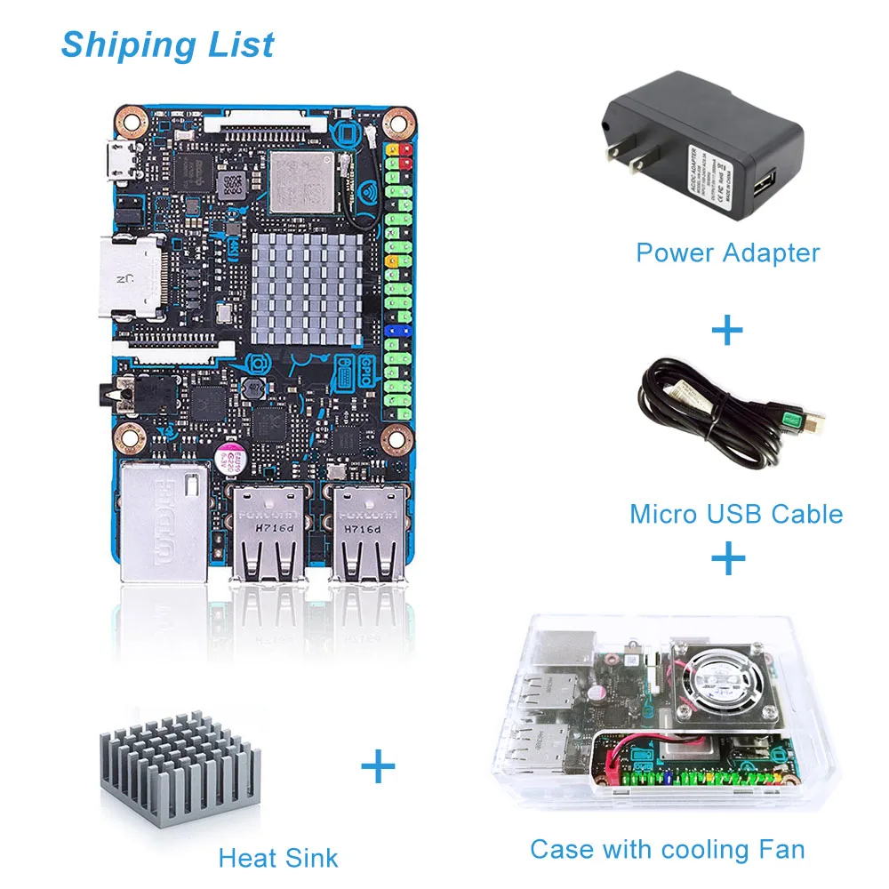 Imagem -02 - Asus Sbc Tinker Placa R2.0 Rk3288 Soc 1.8ghz Quad Core Cpu 600mhz Mali-t764 Gpu 2gb Lpddr3 & 16gb Emmc Tinkerboards