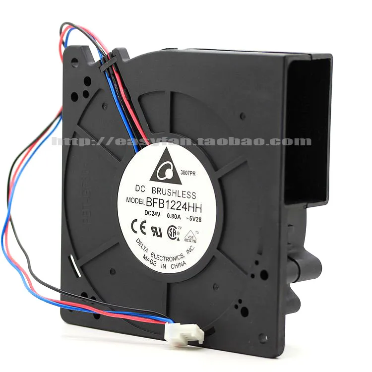 

NEW DELTA 12CM 12032 turbine turbo Centrifugal 24V0.80A double ball bearing Blower BFB1224HH cooling fan