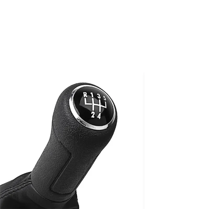 5 Speed Car Gear Shift Knob With Gaitor For VW Polo 9N 9N2 2002 2003 2004 2005 2006 2007 2008 2009 Car Styling