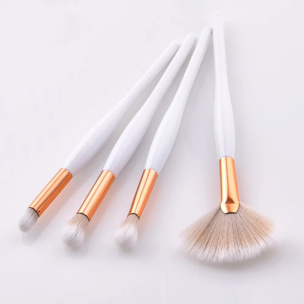 Professional Cosmetic Makeup Brushes Kits 4pcs Eyeliner Eyeshadow Brush for Women Beauty Make Up Tools Foundation Brush