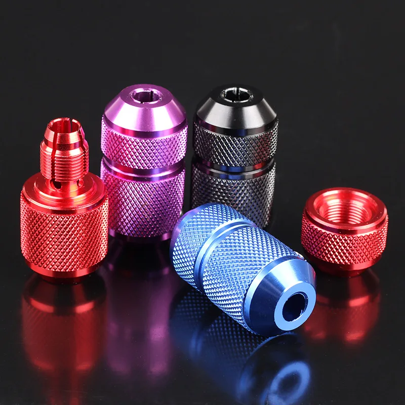 4 farben 22mm Aluminium Legierung Tattoo Maschine Grip Schlauch Hawk Nadel Patrone Tattoo Grip Tattoo Rohr Für Patronen Nadeln