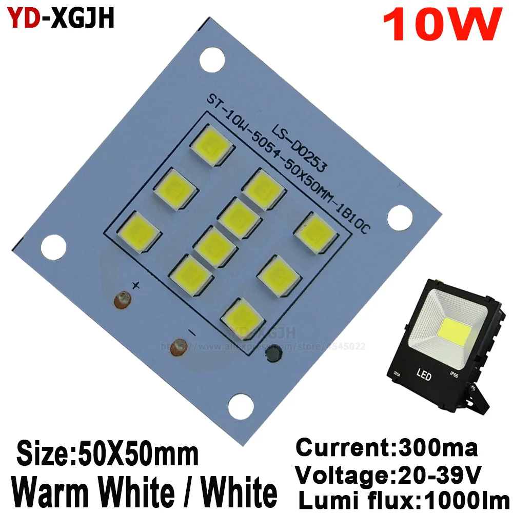 

Full Power LED Floodling Source SMD5054 10W 20W 30W 50W 100W 150W 200W Light Board LED Aluminum For 10W plate DIY LED Floodlight