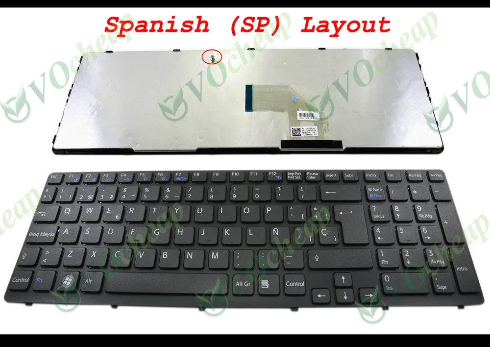 New SP Notebook Laptop Keyboard for Sony Vaio SVE17 SVE 17 SVE17 SVE1711 E 17