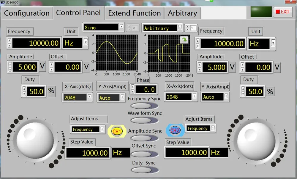 New JDS6600 60MHZ 2 Channel DDS Function Signal Generator Pluse Signal Source Frequency Meter Arbitrary Waveform