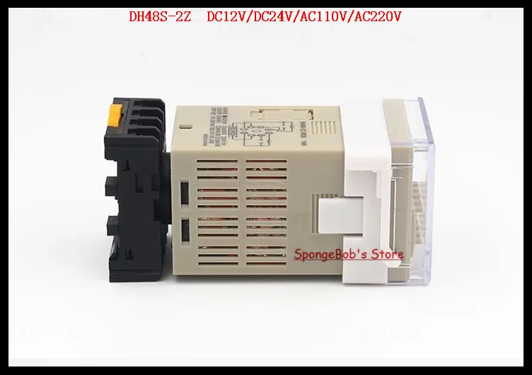 1 Set DH48S-2Z  DC12V, DC24V, AC110V, AC220V Multifunction Digital Timer Relay 0.01S-99H99M On Delay 8 Pins DPDT