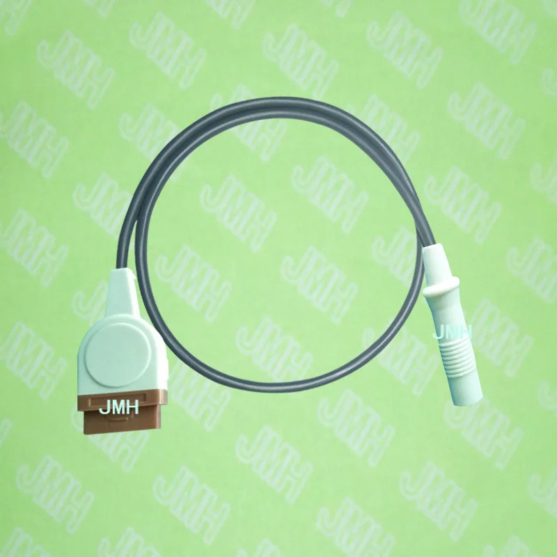 Compatible with GE,Tram,Solar Mac-lab monitor the YSI 400 Esophageal and Rectal or Skin surface Temperature probe adapter cable.