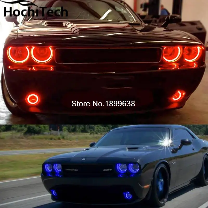 

6 шт., разноцветные кольца для Dodge Challenger 2008-2014