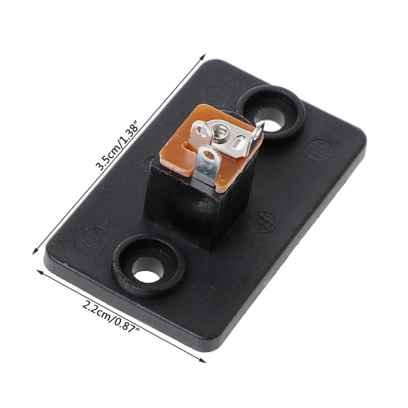 OOTDTY Female Socket Panel For Barrel Jack Plug DC 12V Power Connector 5.5 x2.1mm Plug #319