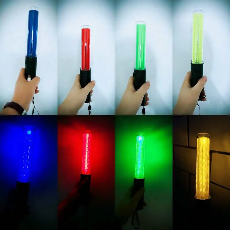 260 Multi-functional Flashinglight PVC Traffic Baton Fluorescent LED Emergency  Evacuation tool Vehicles Flash W Batons