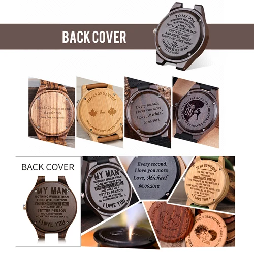 Gravieren Angepasst Logo Gebühr für Bambus Holz Uhren Papier Bambus und Holz Geschenk Boxen (Nur Logo Gebühr Tun niot enthalten produkt)
