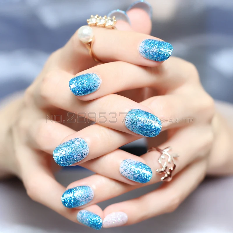 1 Box 5g 2mm Holographische Bunte Laser Nagel Glitter Pulver Schöne blau Nail art Staub Dekorationen Maniküre Nagel kunst DIY M40