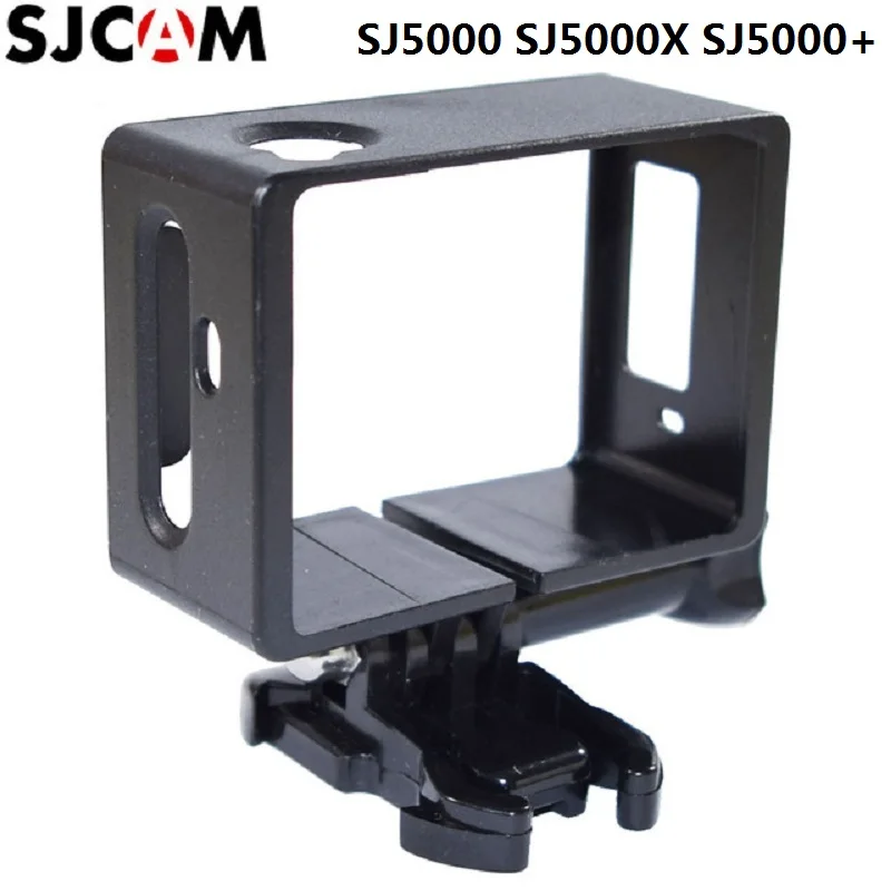 Clownfish Frame Case For Original Sjcam SJ5000 X Plus Wifi Protective Border Camera Accessories Base Mount Sponge Wind Cover