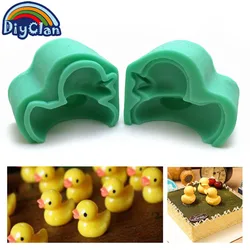 DIY Little Duck Silicone Molds Cake Decoratiion Chocolate Mold Lovely 3D Duckling Handmade Candle Soap Mould Plaster Ornament