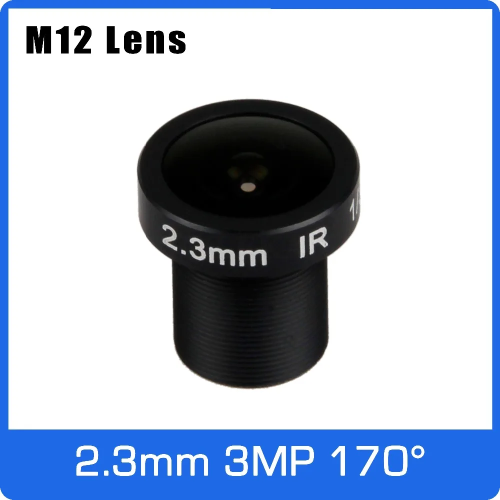 3Megapixel 2.3mm Fixed 1/3 inch 170 Degree Wide Angle CCTV Lens For OV4689 HD 1080P 4MP IP camera AHD CCTV Camera Free Shipping