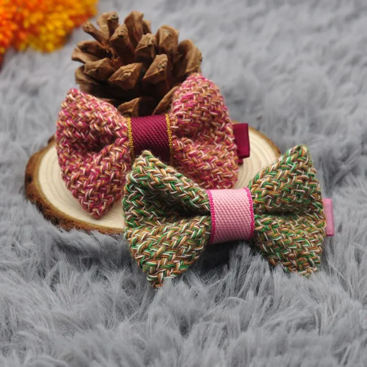 

Boutique 20pcs/2C Fashion Cute Hair Bow Hairpins Solid Kawaii Bowknot Hair Clips Princess Headwear Hair Accessories Red/Green