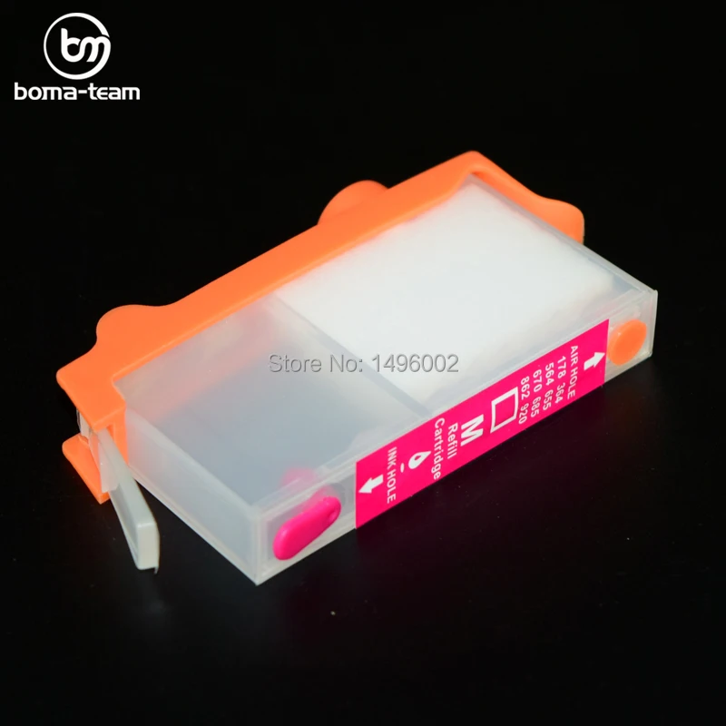 4pcs empty refillable Ink cartridges for HP 862