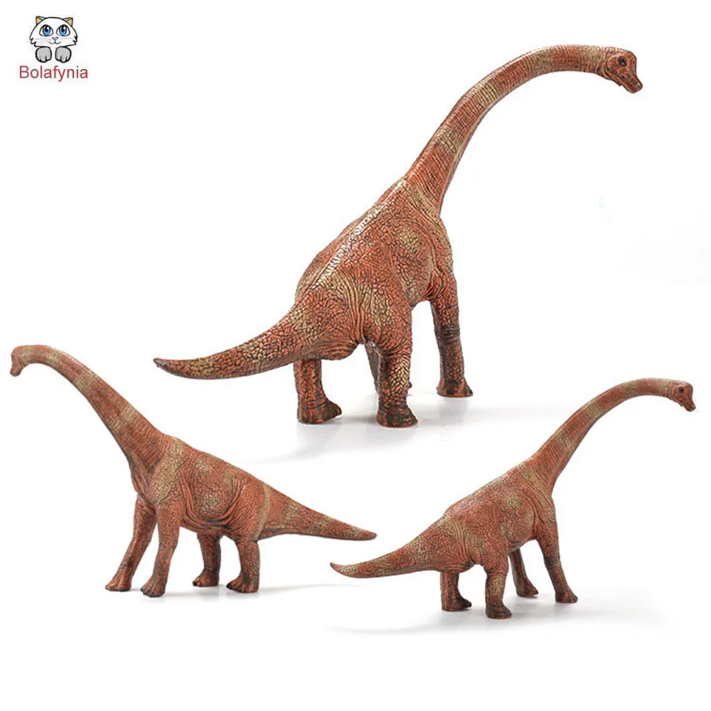 

BOLYFINAI Solid simulation Brachiosaurus dinosaur model toy 8 models large size for Decoration Birthday gifts children toy Q20