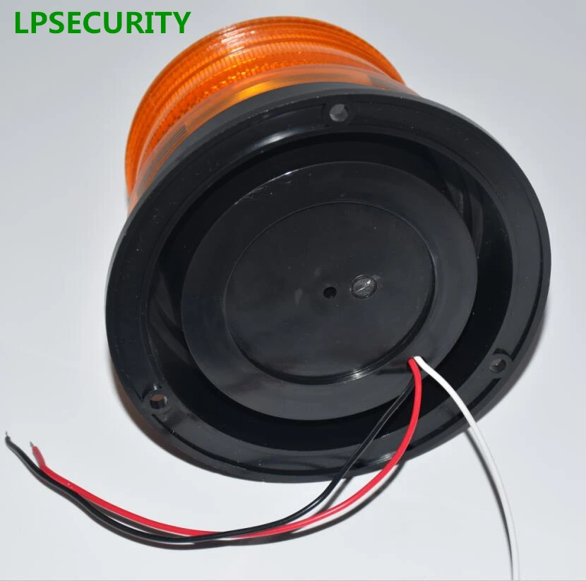 LPSECURITY-Clignotant étanche pour porte de garage, lampe clignotante, lumière stroboscopique pour SUMMgate, bus scolaire ventilé, pas de son, 12V