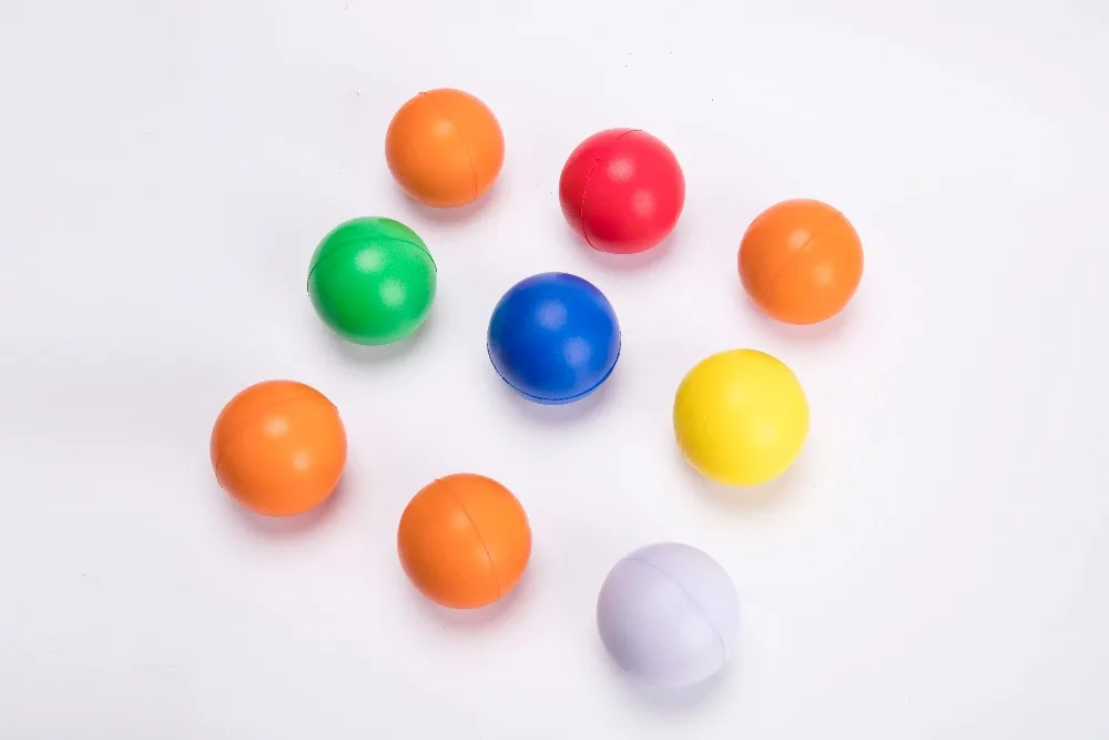 Free1 color  logo Free DHL/EMS Shipping Customized Stress Balls Squeezy Balls, Size 40mm,50mm,55mm,60mm,63mm,70mm,80mm,90mm
