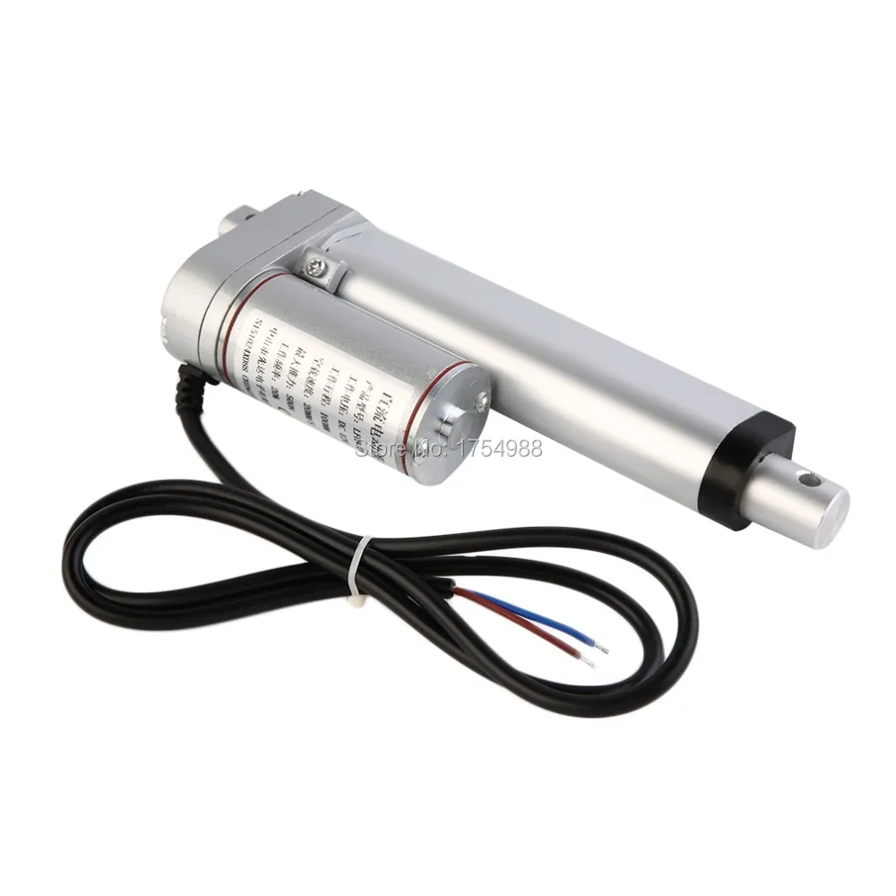 real life escape game prop multi-function Linear Actuator Motor DC12V 100mm Stroke Heavy Duty 500N push rob for takagism prop