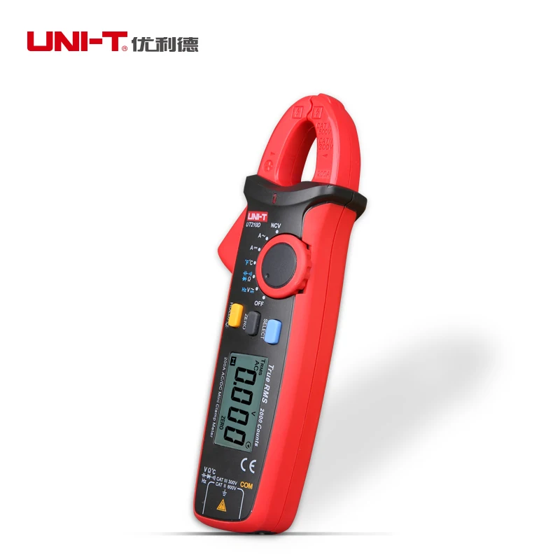 

Uni-t UT210E True RMS AC / DC atual Mini grampo Meters w / capacitancia Tester Digital aterramento multimetro Megohmmeter