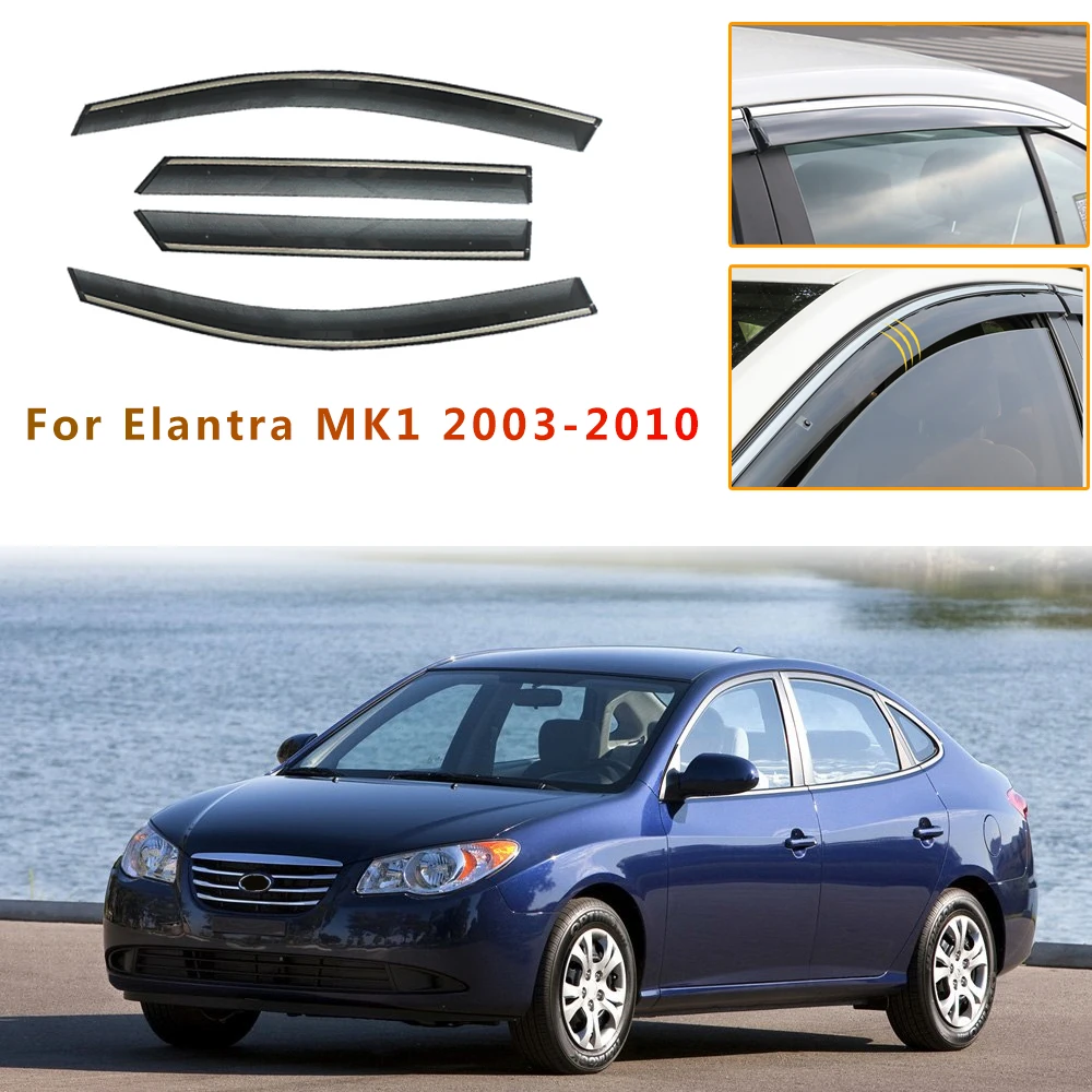 

4 шт., дефлектор для Hyundai Elantra2003 2004 2005 2006-2010/2010-2015