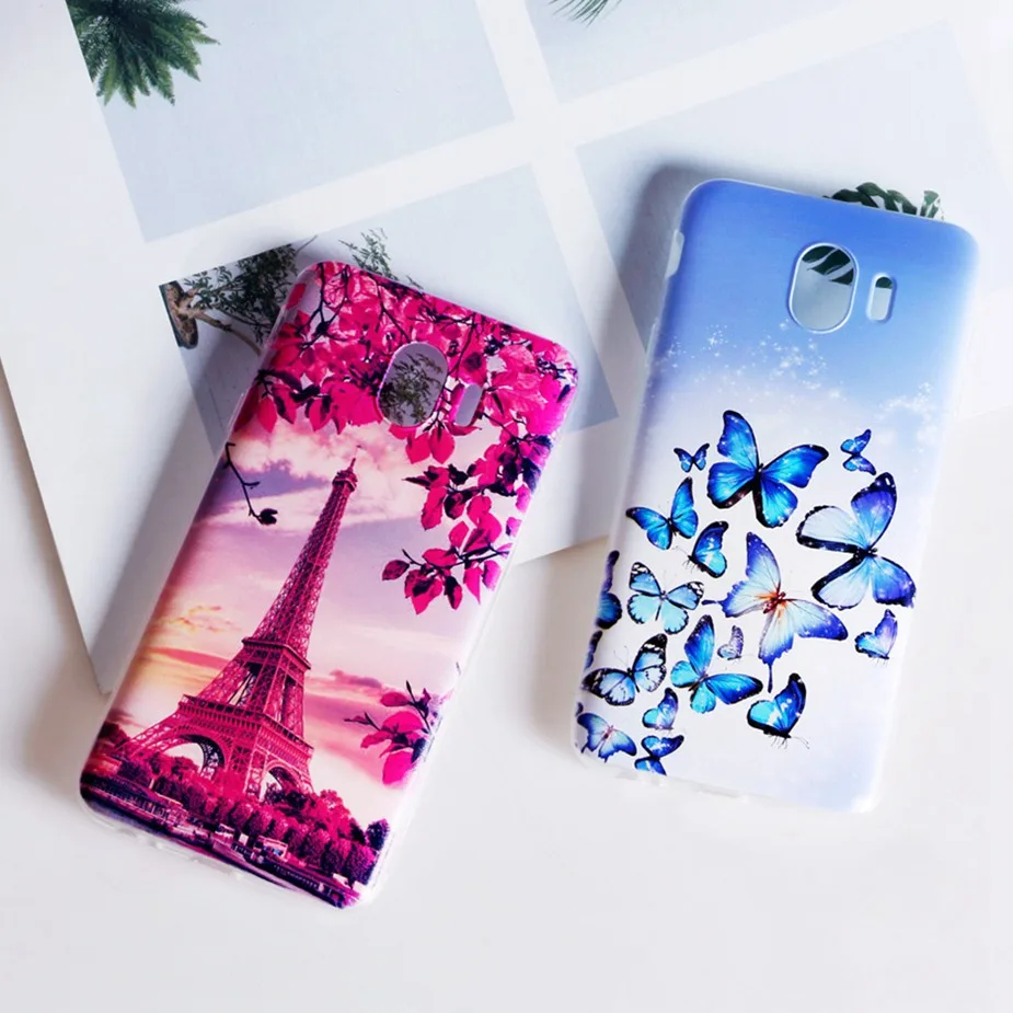 Piękny wzorzyste etui do Samsung Galaxy J4 2018 J400 SM-J400F przypadkach miękkiego silikonu TPU tylna pokrywa dla Samsung J4 2018 funda Capa — zdjęcie 7