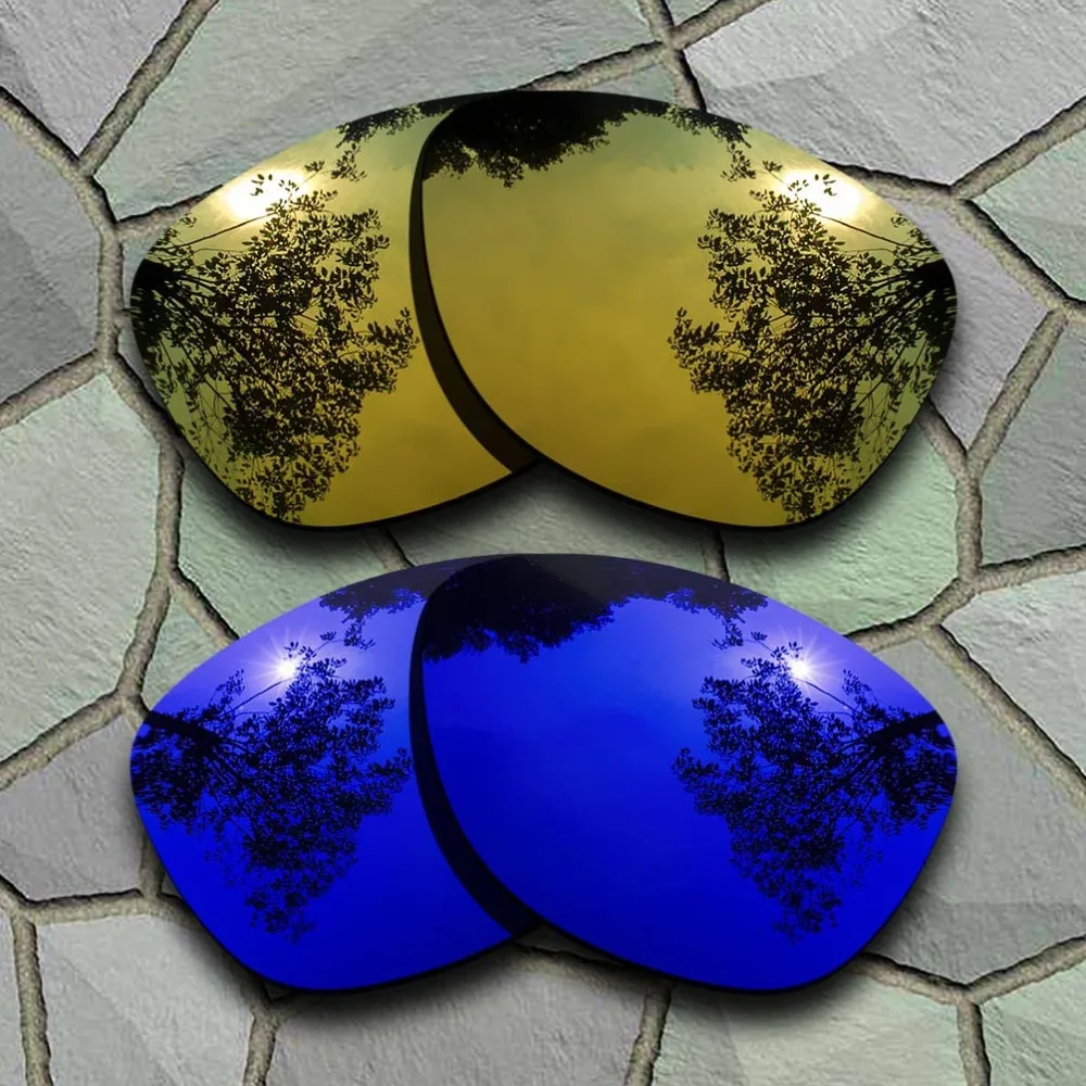 

Yellow Golden&Violet Blue Sunglasses Polarized Replacement Lenses for Oakley Frogskins