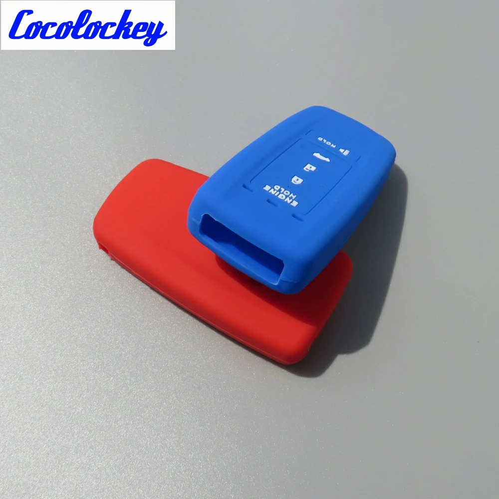 Cocolockey Silicone Car Cover Case Key Holder for ACURA ILX TLX RLX RDX MDX TSX 2015 2016 2017 5 Buttons Engine HOLD Keyless