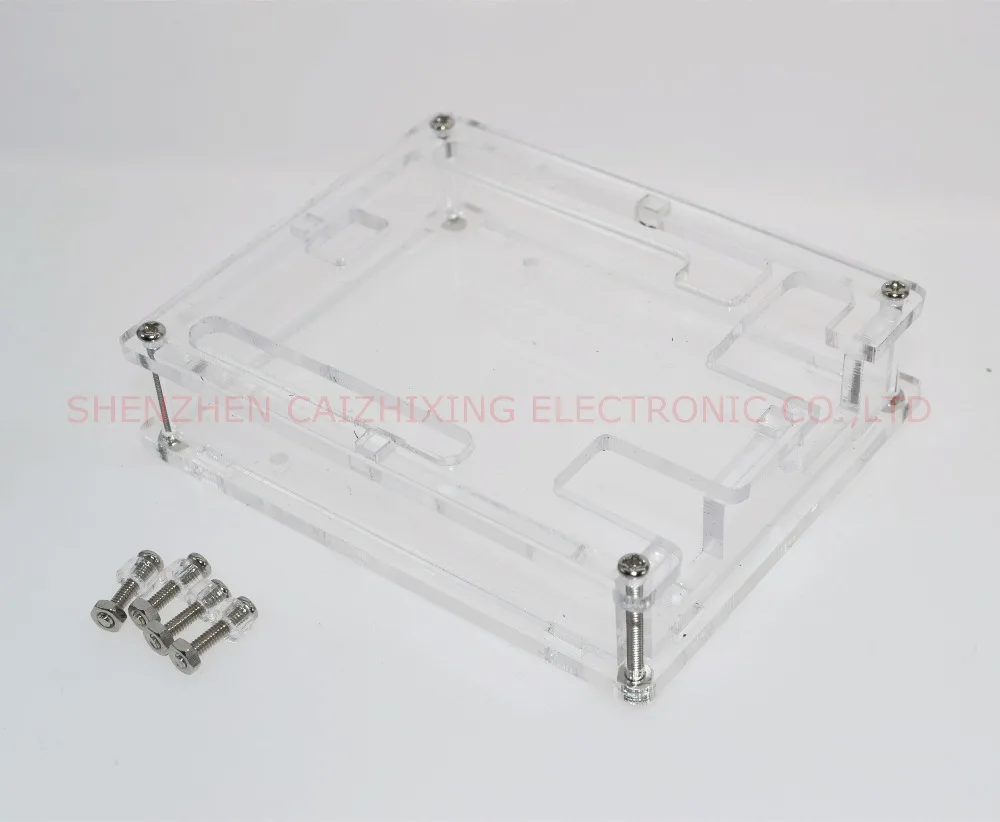 Uno R3 Case Enclosure Transparent Acrylic Box Clear Cover Compatible with Arduino UNO R3