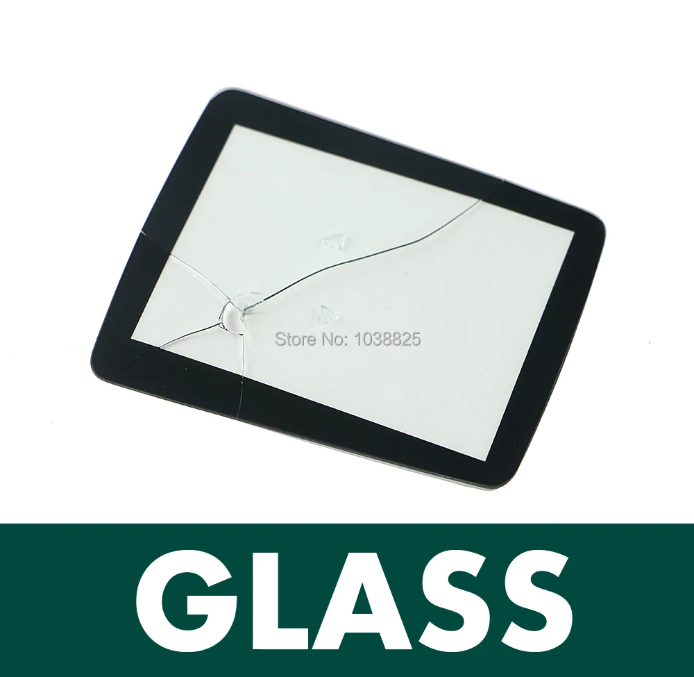 Lente de pantalla protectora de vidrio para consola de sistema Sega Nomad con cintas autoadhesivas de doble cara, 1 ud.