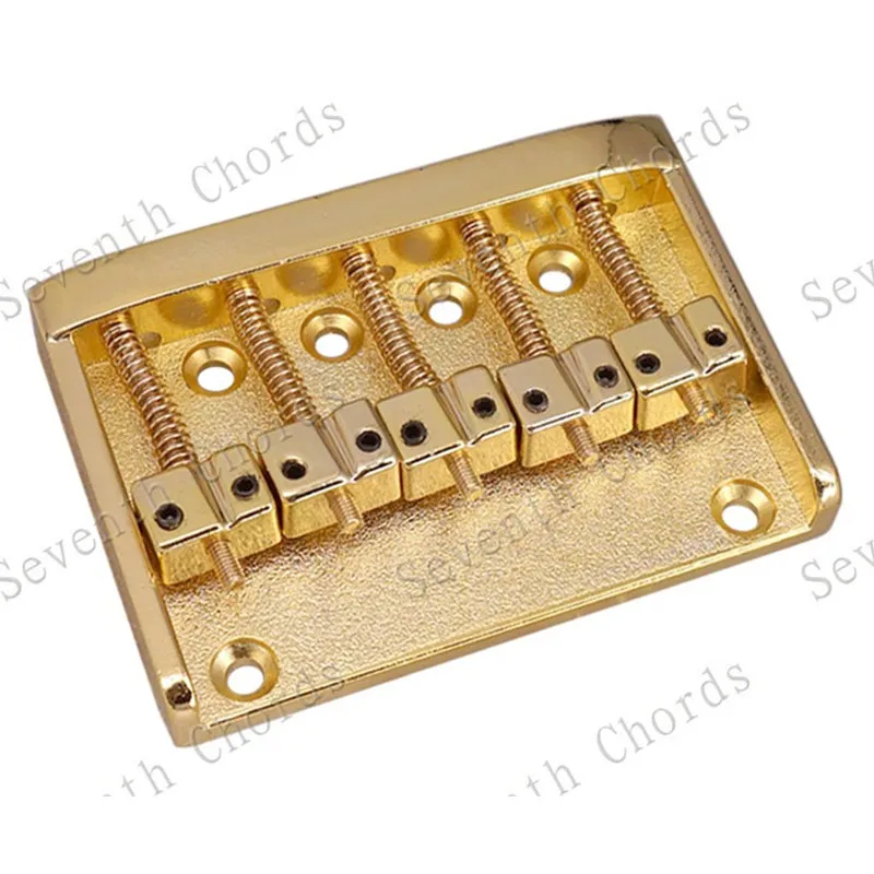 EIN Set Chrome 5 Saiten Bass Brücke Für Bass Gitarre Sattel Musical Instrument Zubehör Teile – Detail 18