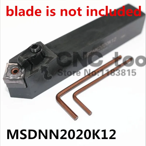 MSDNN2020K12 20*20*125mm Metal Lathe Cutting Tools,CNC Tool Cylindrical turning tool, External Turning Tool,Type MSDNN