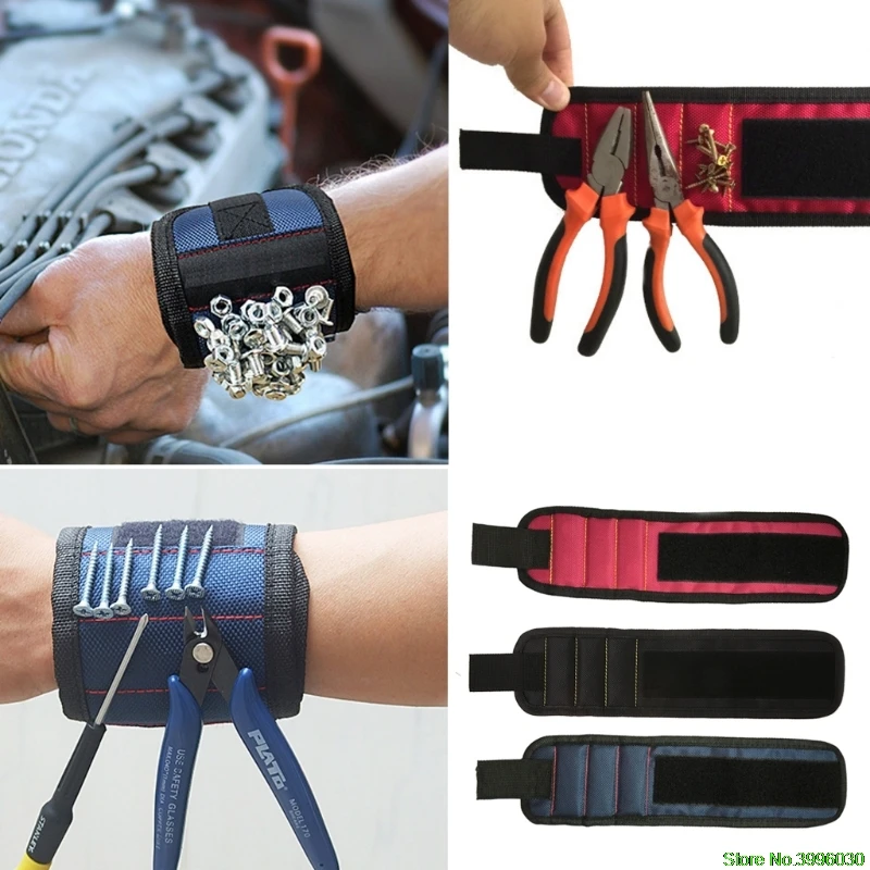 YOFE Strong Magnetic Wristband Wrist Band Tool Kit Set Belt Bracelet For Holding Screws Nail