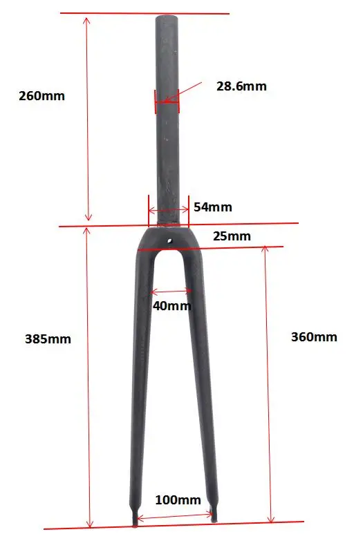 new arrive no logo glossy matt    3K  carbon fiber road bike fork/carbon fibre forks/carbon fork road bike forks 28.6 mm 360g