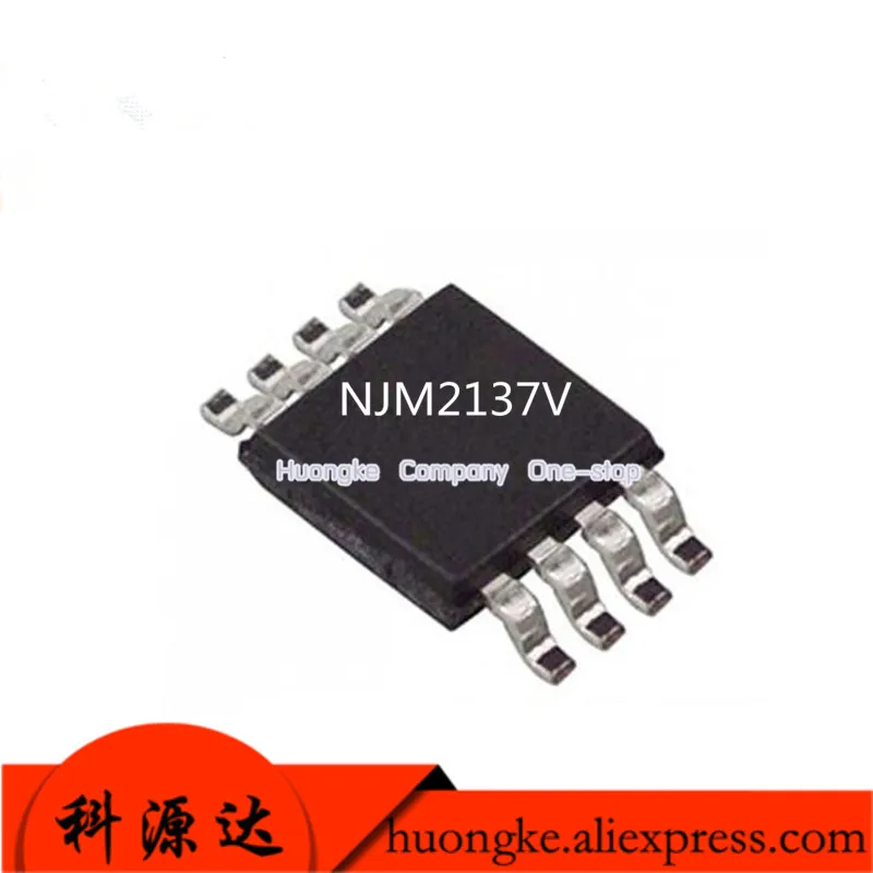 10PCS/LOT NJM2137V TE1 NJM2137 silk screen 2137 MSOP-8