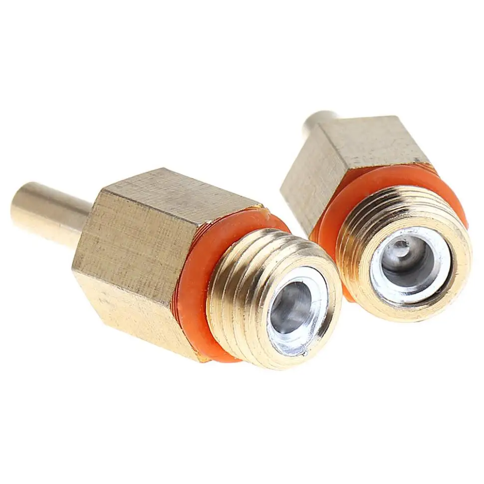 2pcs High Carbon Steel Hot-melt Glue Gun Nozzle with Length 10mm and Diameter 2mm for Home / Office / Site Accessories