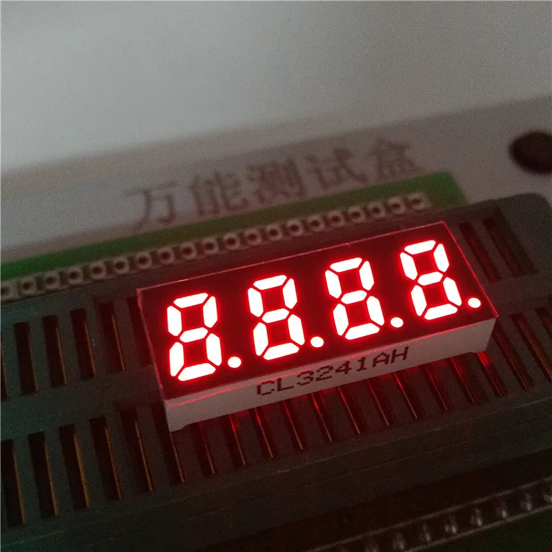 10PCS New and original 4 Bit 0.32 inch Digital Tube LED Display red  Light 7 Segment Common Cathode/ Anode